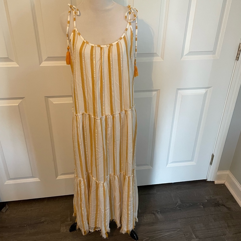 NWT Blue island maxi dress/coverup